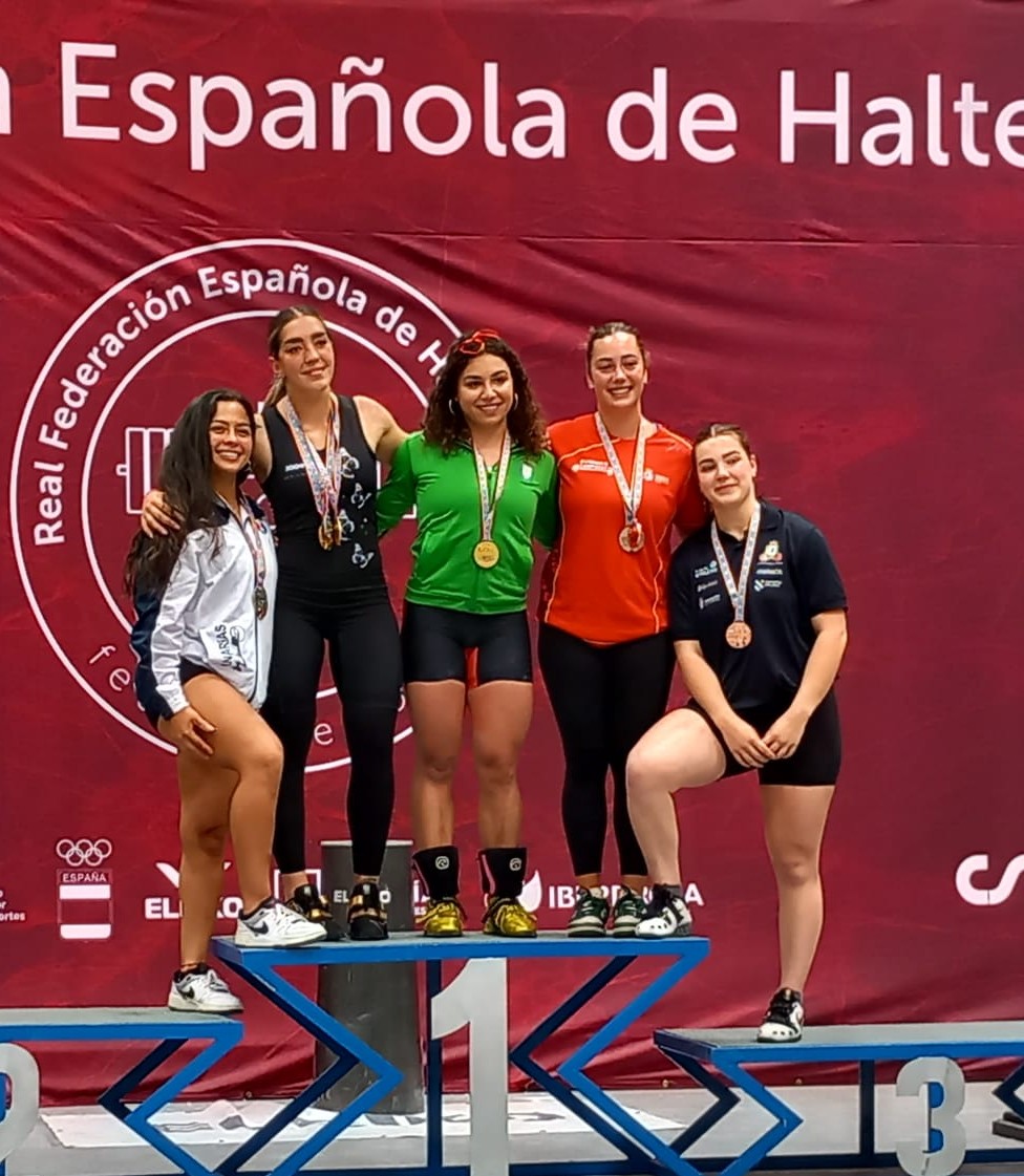 Tres navarras, campeonas de España en el Nacional Absoluto de Halterofilia 2025